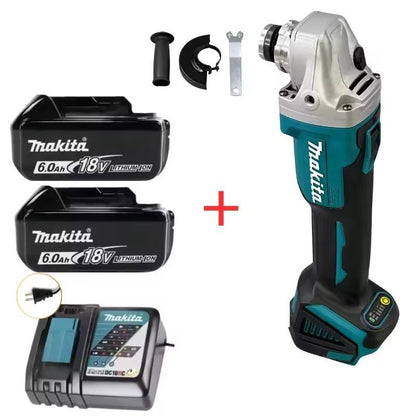 Esmerilhadeira Angular Sem Fio Makita DGA404 125mm com Motor Brushless, a Bateria de Íons de Lítio, para Cortar, Polir e Lixar, para Bateria Makita 18V