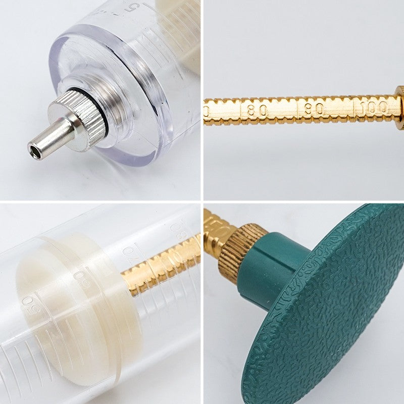 Seringa de Alimentação para Filhotes de Papagaio e Pombo 10/20/30/50/100ml Injeção Veterinária Contínua Alimentador de Pássaros Mistura de Silicone
