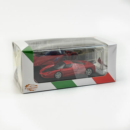 Rei Modelo 1:64 Edição Enzo Figura Simulação Liga Abre-Tampa Miniatura Die-Cast Carro Modelo Personalizado Brinquedos Presente Ornamento Colecionável