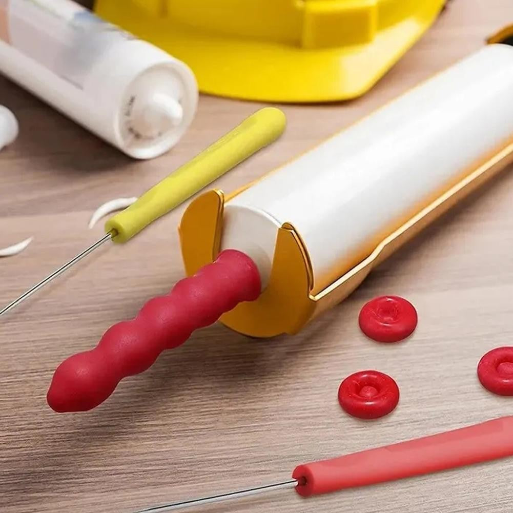10 tampas de bico de pistola de calafetagem vermelhas, tampas de vedação, protetores de vedação para preservação, acabamento, ferramentas de construção?