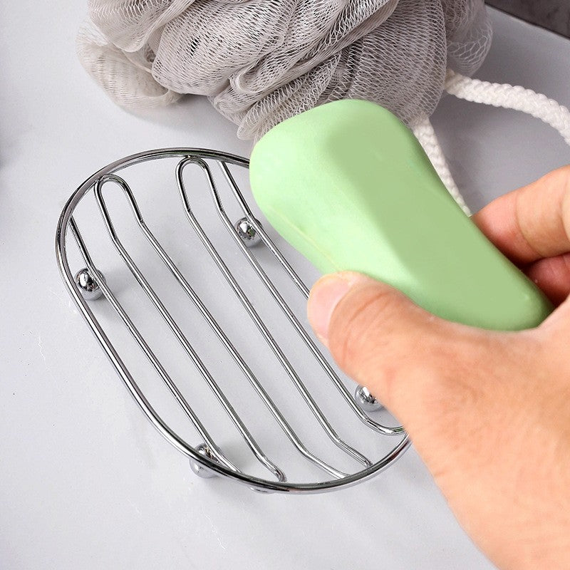 Metal Soap Dish Drainage Design Bathroom Soap Holder Shower Accessory Toilet Soap Filter Rack