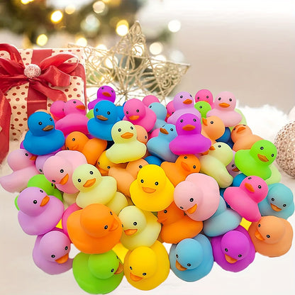 12/24 Colorful Rubber Ducks Bath and Shower Summer Beach Birthday Party Pool Party Decorations Gifts Stocking Stuffers