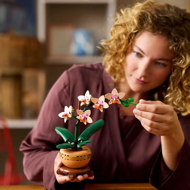Peças de Lego, buquê de flores Yalan clássico, blocos de construção, plantas de bonsai, blocos de montar, brinquedos românticos DIY para casa, presente infantil