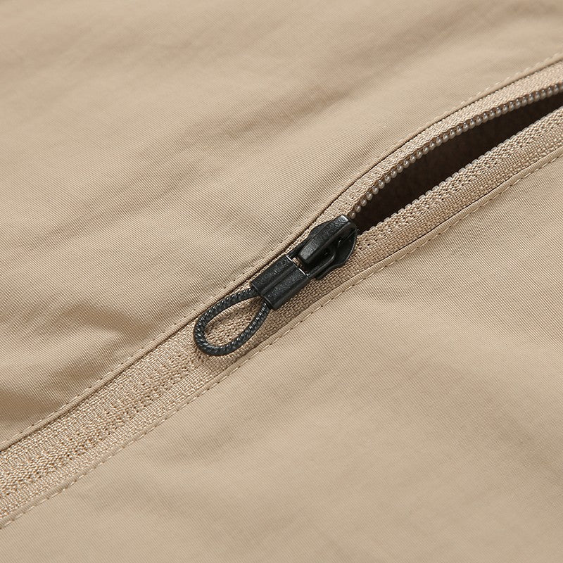 Jaqueta de Pesca Masculina Externa Capuz Larga Forro Polar Grosso Casaco Outono Inverno Jaqueta Casual Simples Versátil Casaco Acolchoado de Algodão