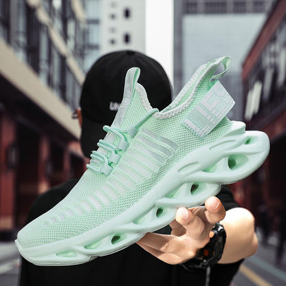 Men Shoes Comfortable Unisex Sneakers Breathable Couple Running Shoes Women Tenis Sports Shoe Size 36-46 White Walking Sneakers