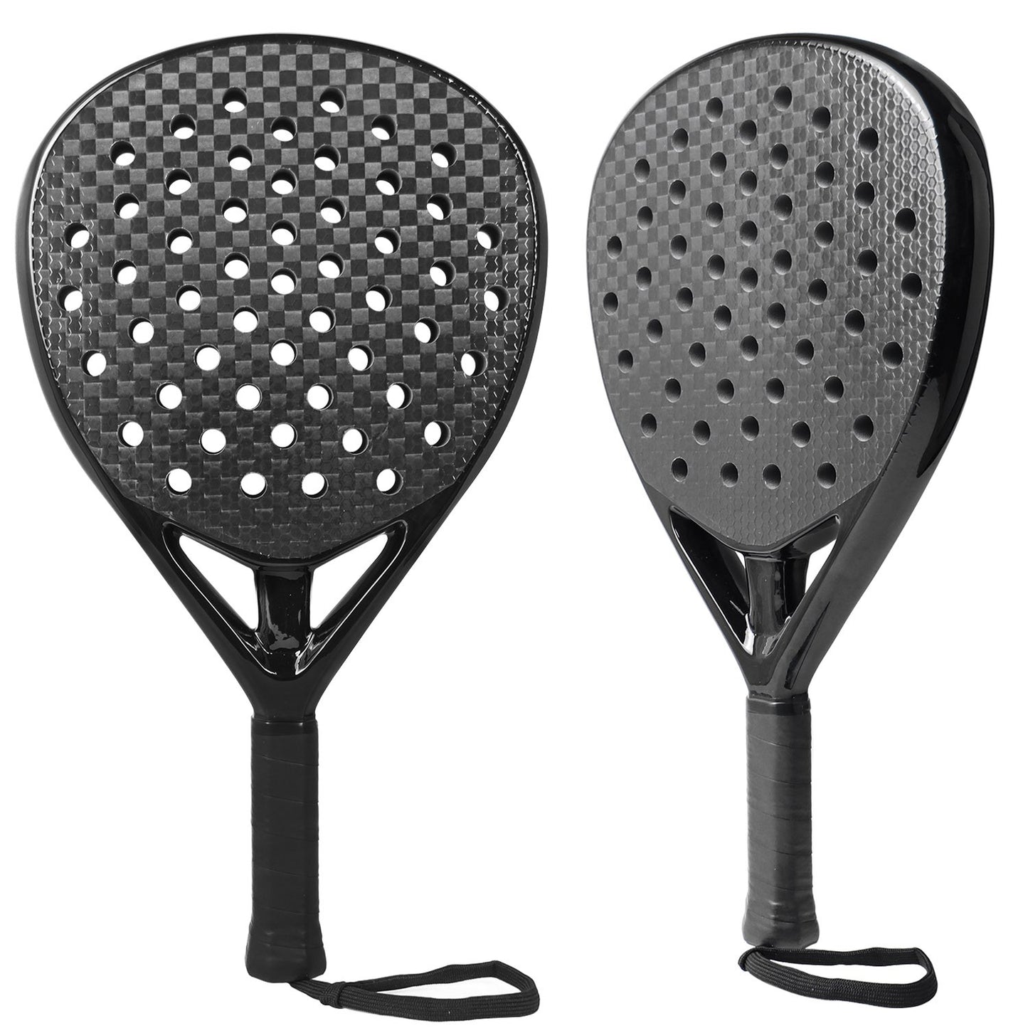 Raquetes de Padel de Carbono Profissionais 3K/12K para Homens, Superfície Áspera com Núcleo de Espuma de Memória Macia em EVA para Treinamento