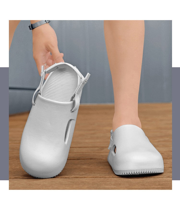2025 New Casual EVA Sandal Men'S Non-Slip Flip-Flop Mule Design Comfortable Breathable Slip-On Lazy Shoes Adults Home Slippers