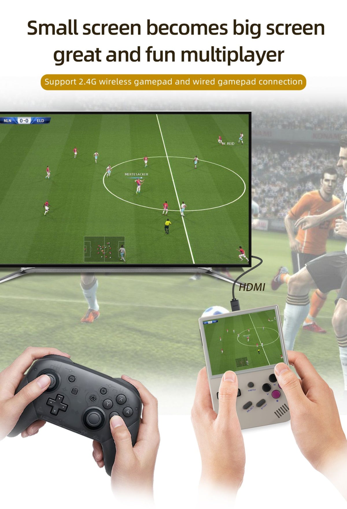 ANBERNIC RG35XX Plus/RG35XX Retro Handheld Game Console 3.5? IPS Screen Linux Portable Video Game Player Support HD-M-I TV Outpu