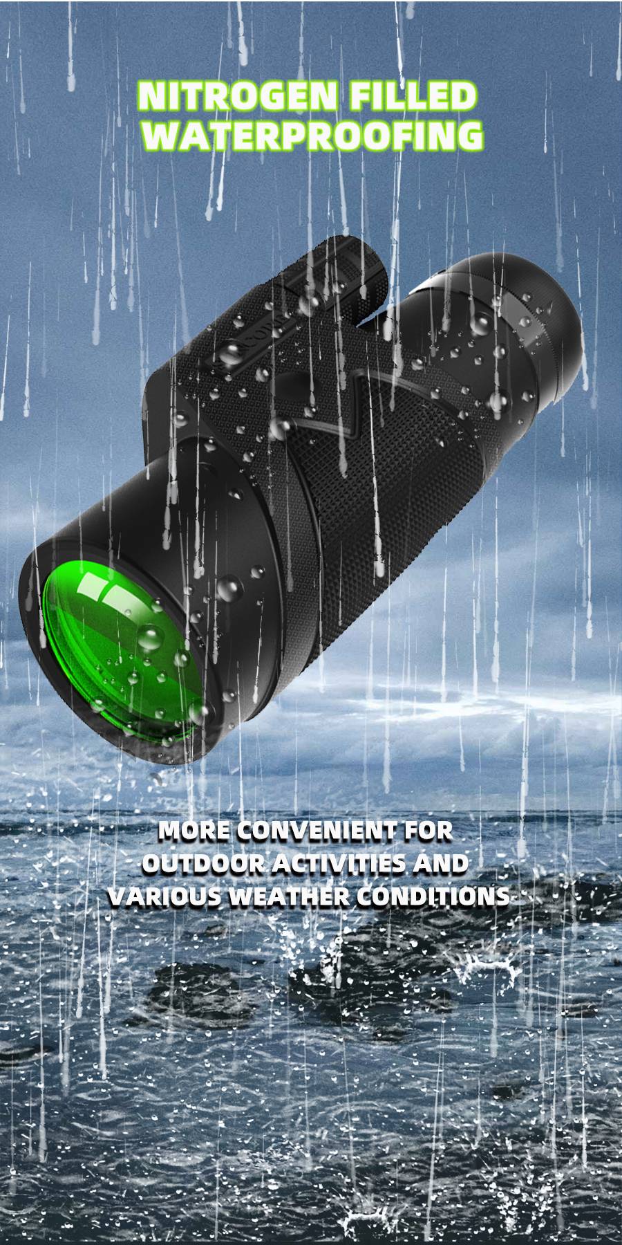 12X42Durable High-Value Zoom Adult Monocular Telescope High Power,BAK4 Prism,Suitable for Birdwatching,Hiking,Traveling