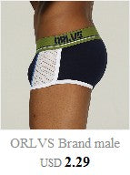 BS 4PC/LOT Men Briefs Sexy Underwear Male Underpants Men's Sexy Breathable Brief Pants Comfortable Men Briefs Underwear Cotton