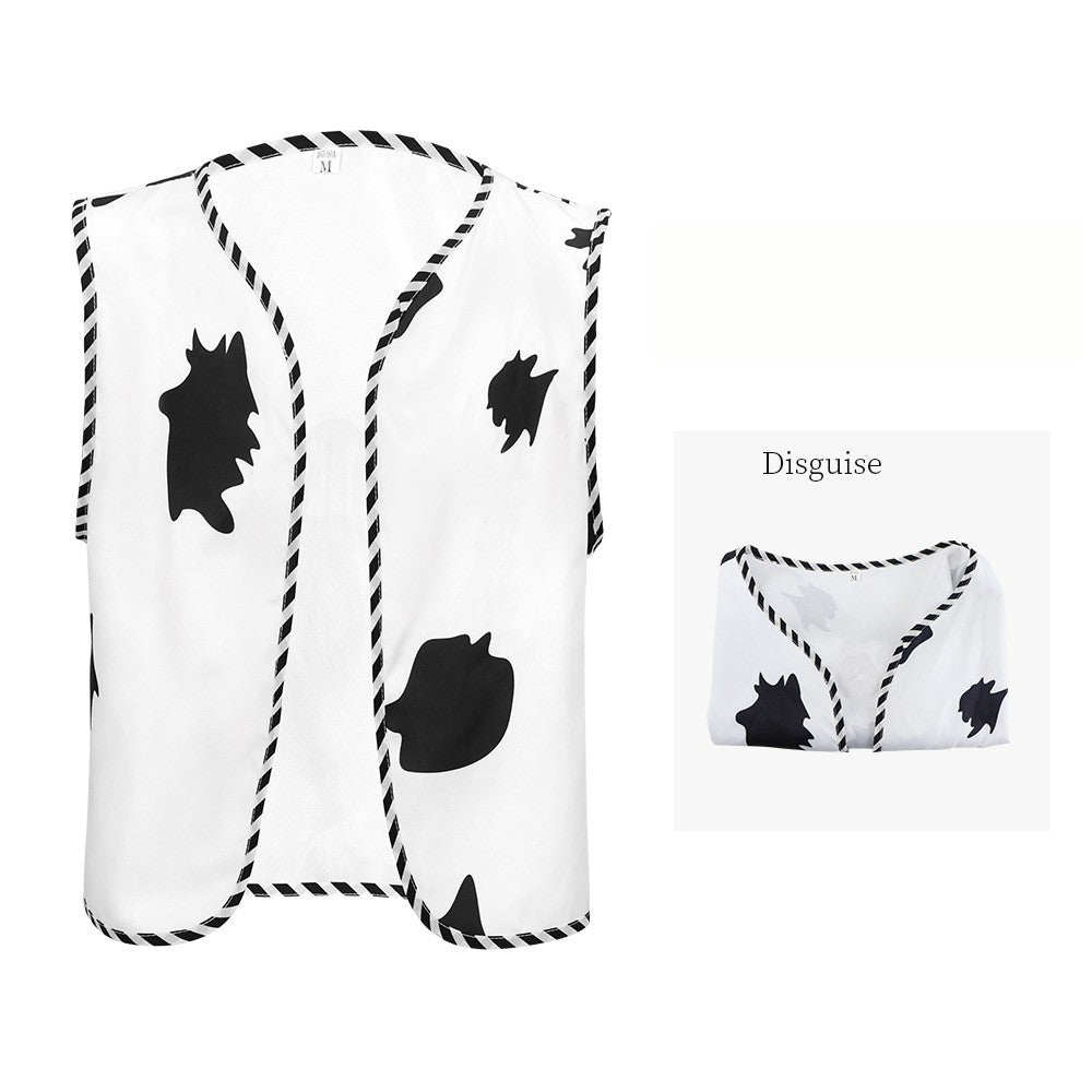 Movie Story Woody Cosplay Costume Story Halloween Woody Tracy cosplay Shirt Vest Bandana Sheriff role-playing costume
