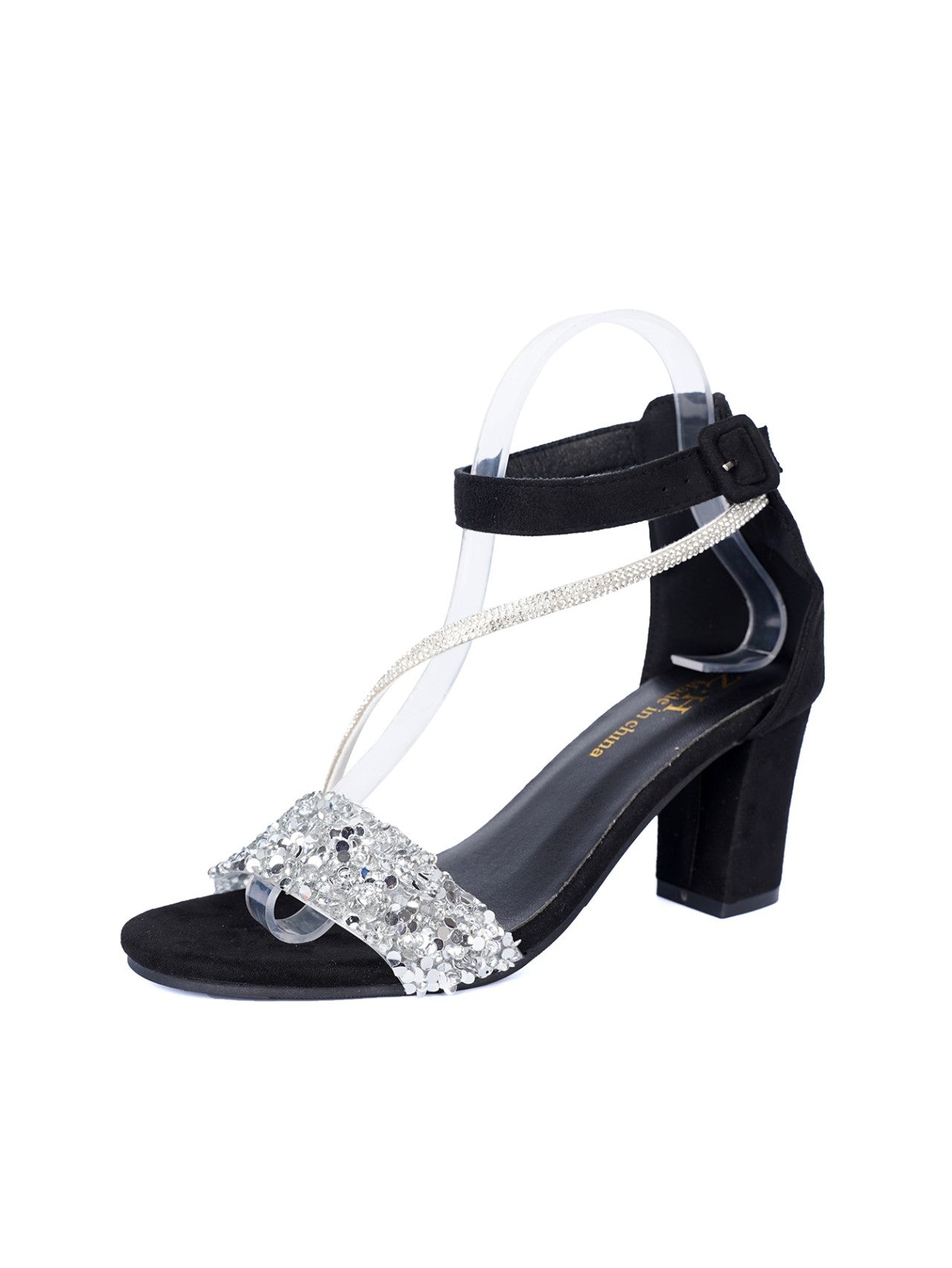 Women's 2025 Summer Fashion Sandals Medium High Heel ne button Sandals Outdoor Fashion Sandals Women Heels Black Red Sandalias