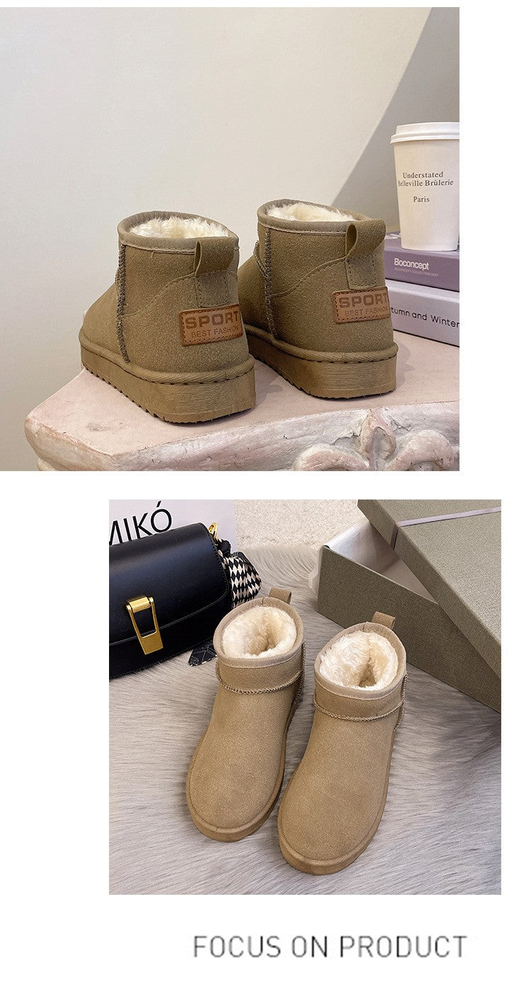 New 2024 Women Winter Ultra Mini Boot Designer Australian Platform Boots for Leather Warm Ankle Fur Booties Luxury Boots