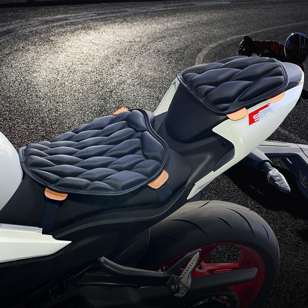 Capa de Assento para Motocicleta 3D Conforto Air Seat Capa de Almofada EVA Impermeável UV Resistente ao Calor Universal para e-bike scooter motocicleta