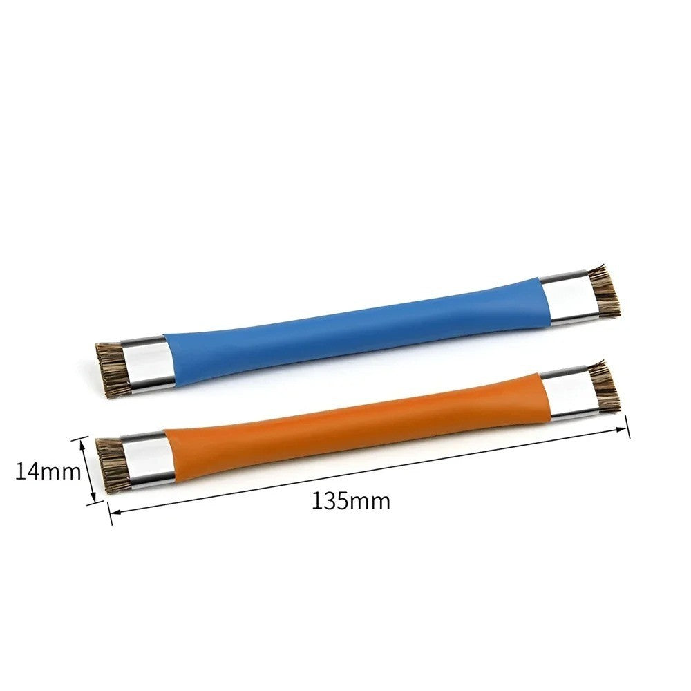 Reparo de placa de circuito com escova dupla, seguro para chips de circuitos integrados, limpeza de placas-mãe de celular/computador