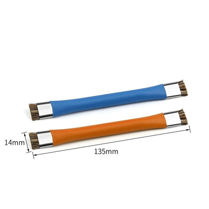 Reparo de placa de circuito com escova dupla, seguro para chips de circuitos integrados, limpeza de placas-mãe de celular/computador
