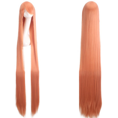 cosplay wig, ancient costume, men and women, long straight hair, anime, colored hair Synthetic fiber wig