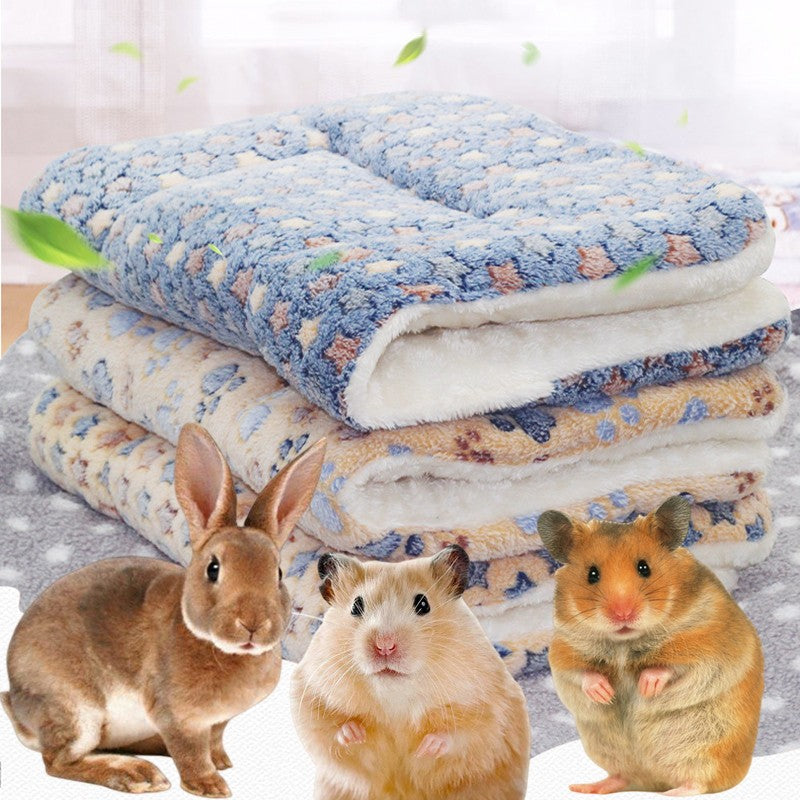 Cama de Cachorro de Flanela Grande, Cama de Gato Espessa, Tapete de Dormir para Cachorros, Cobertor para Filhotes de Cachorro e Gato, Tapete para Cachorros Pequenos, Médios e Grandes