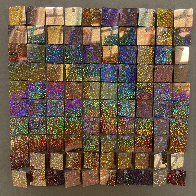 30Pcs/150x180cm Hot Shimmer Wall Panels Shaking Glitter with Wind Party Backdrop for Wedding Birthday Indoor Outdoor Sequin Wall