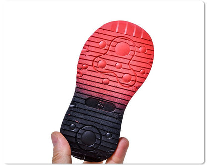 Boys Spiderman Sneakers Disney LED Children's Sport Shoes Fashion Anti-slip Kids Outdoor Shoes Student Design Pu Leather Shoes