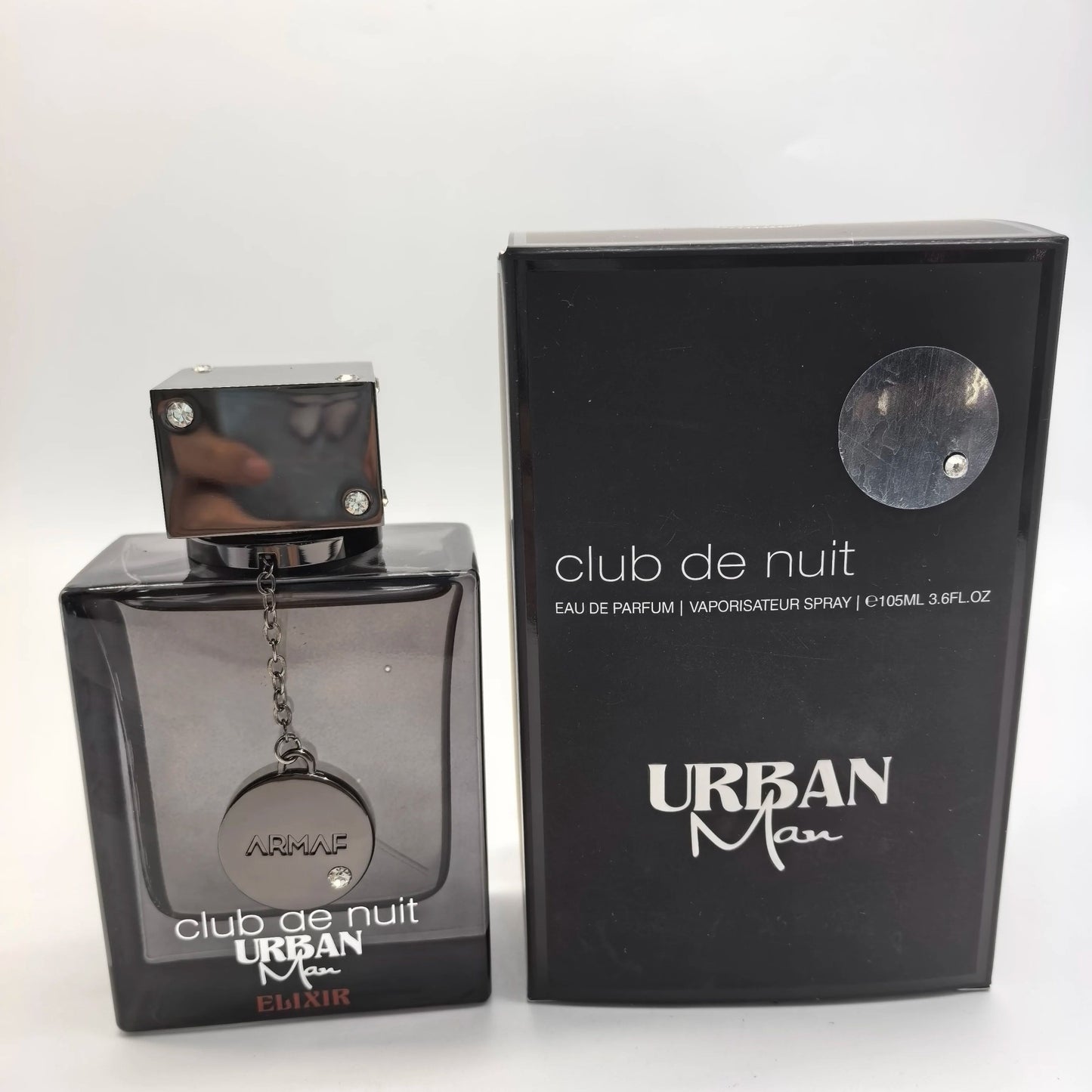 Armaf Club De Nuit Urban Man Elixir EDP 3.6oz – Bold Woody Amber Cologne, Gift for Halloween, Thanksgiving & Christmas