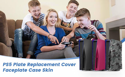 PS5 Faceplate Case Cover Customized PS5 Plate for Disc PlayStation 5 Console Hard Shell Skin Replacement Cover Plates for PS5