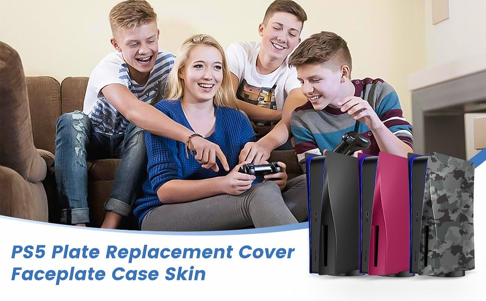 PS5 Faceplate Case Cover Customized PS5 Plate for Disc PlayStation 5 Console Hard Shell Skin Replacement Cover Plates for PS5