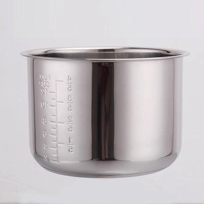 6 Liters160 Electric Pressure Cooker Liner Stainless Steel 304 Food Grade Multi-Bowl Soup Porridge Pot Bile Cooker Accessories