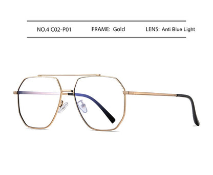 Men Reading Glasses Prescription Eyeglasses Frame CR39 Optics Lenses Myopia Presbyopic Eyewear Women Blue Light Blocking Glasses