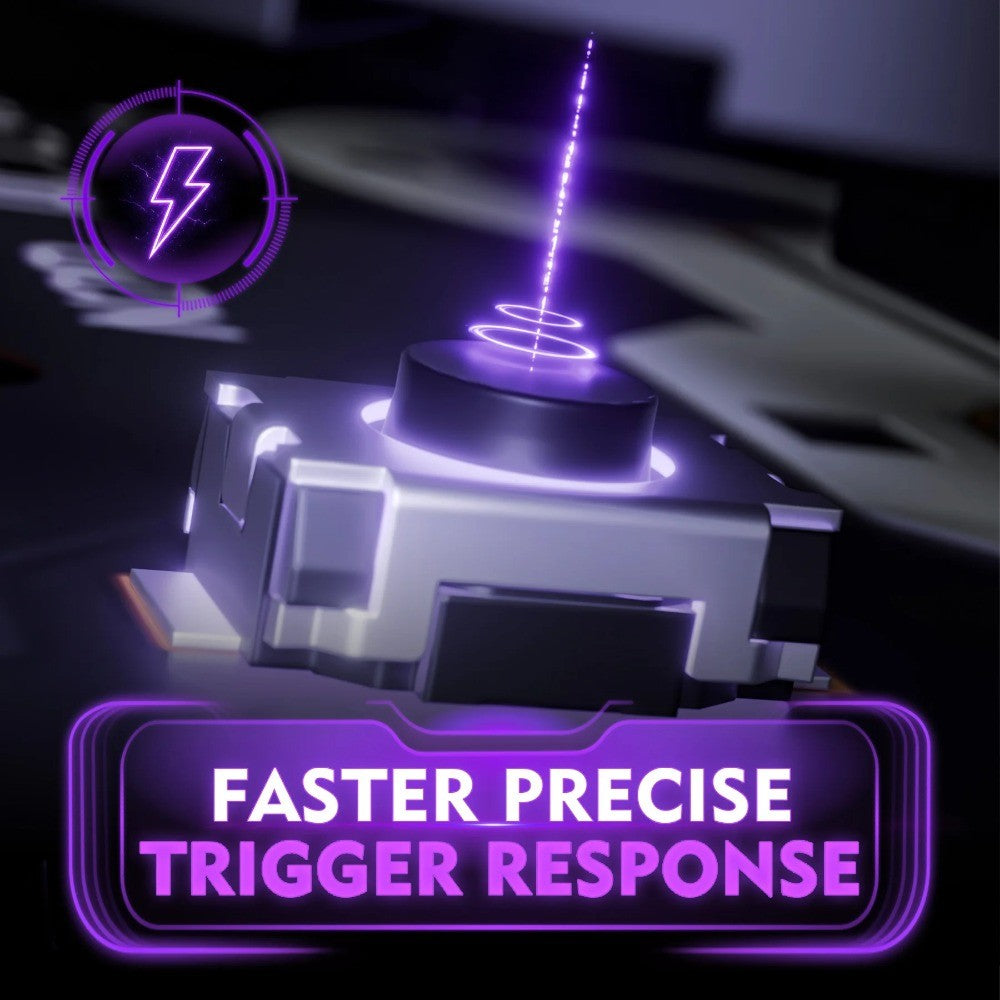 Extreme Rate Switch 2 Pro Controller Whole Clicky Kit Faster Trigger Smooth Face Buttons Response Upgrade Kit for Switch2 Pro