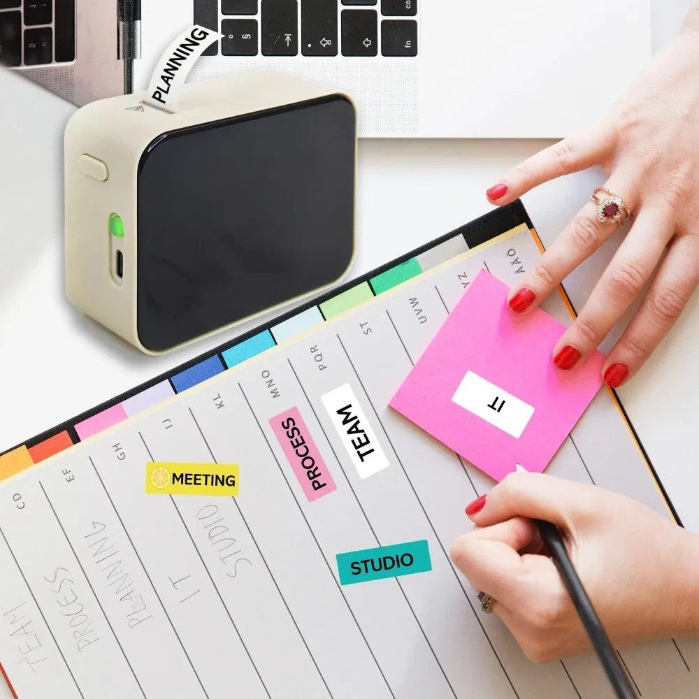 MarkLife P15 Mini Portable Thermal Printer Wireless Bluetooth-compatible Label Tag for Home Office Labeling Sticker Machine