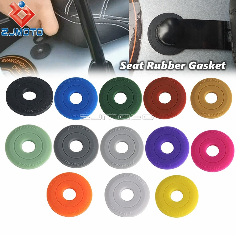 Para Harley Mount Seat Borracha Junta Fixação Motocicleta Para-lama Traseiro Assento Anel Espaçadores 10mm CVO Softail Touring Dyna Sportster XL