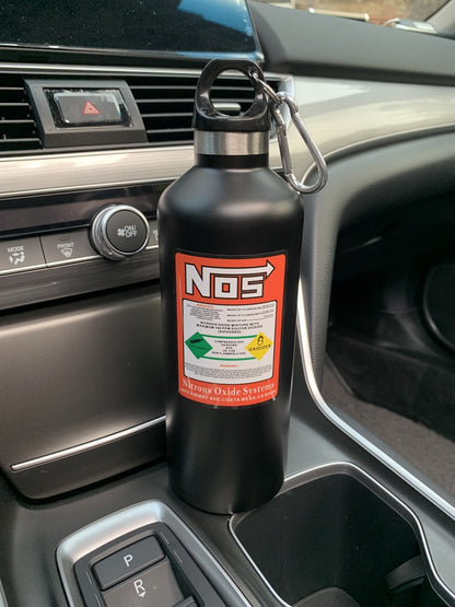 Car Insulation Cup NOS Nitrogen Cylinder Vacuum Stainless Steel Kettle 500ML High-capacity Travel Sports Bottle Water Cup