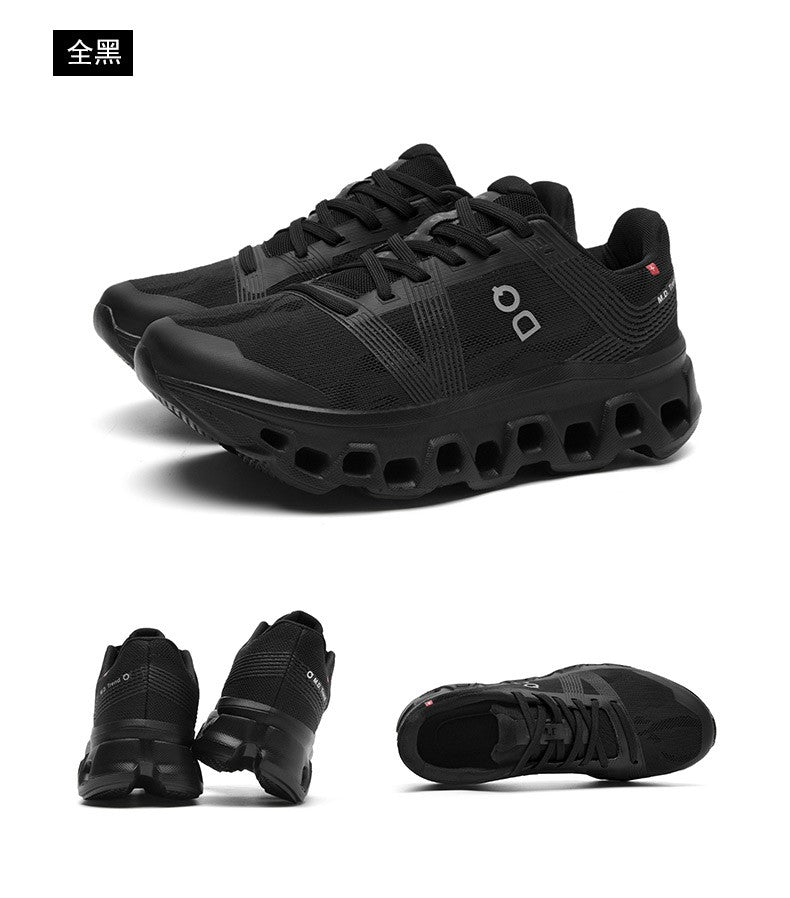 Tênis casuais com amortecimento, calçado de corrida, jogging, maratona, masculino, esportivo, respirável, leve, confortável, antiderrapante, lazer.