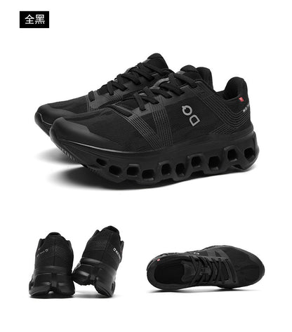 Tênis casuais com amortecimento, calçado de corrida, jogging, maratona, masculino, esportivo, respirável, leve, confortável, antiderrapante, lazer.