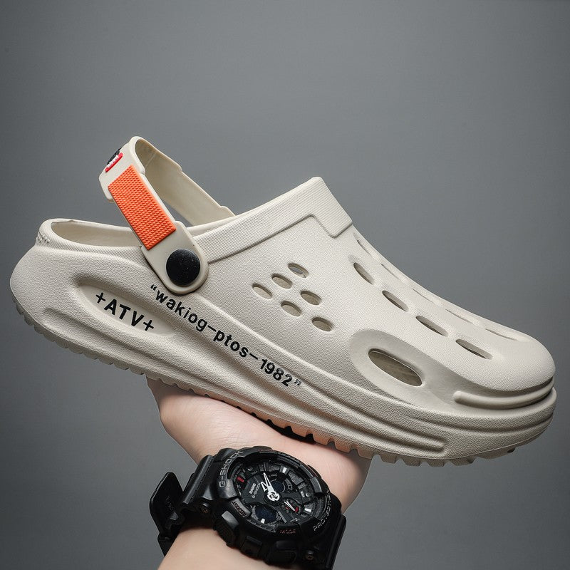 Big Size 47 Fashion Men Beach Sandals Outdoor Clogs Comfortable Indoor Slippers Trend Men Casual Shoes Home Garden Shoes Sandals