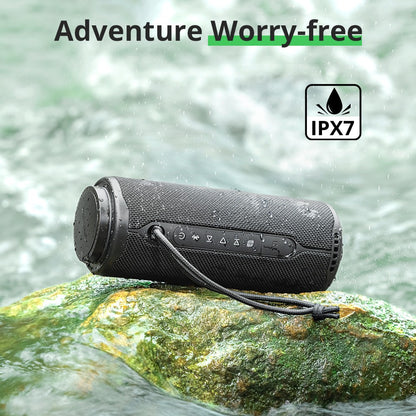 Tronsmart T8 Speaker Bluetooth Portable Speaker with Deep Bass, 40W, 360 degree Sound, Waterproof IPX7, for Camping