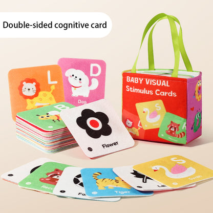 Baby object recognition cards, educational toys, early education and enlightenment