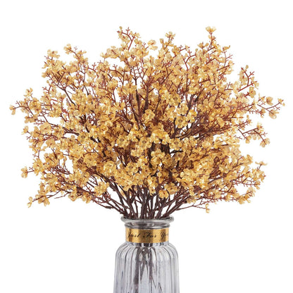 3/5 Pcs Artificial Baby's Breath Fake Flowers for Home Wedding Party Table Arrangements Farmhouse Decoration Faux Gypsophila