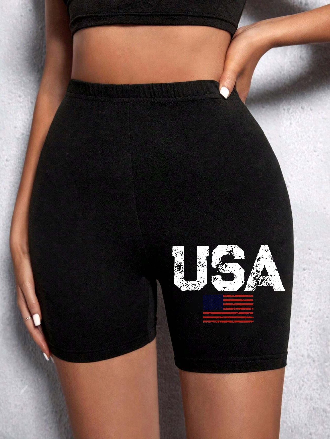 Summer Womens Sports Shorts  New York The Emipure City Letter Printing Fitness Short Pantsstretch Thin Soft Female Sport Swear
