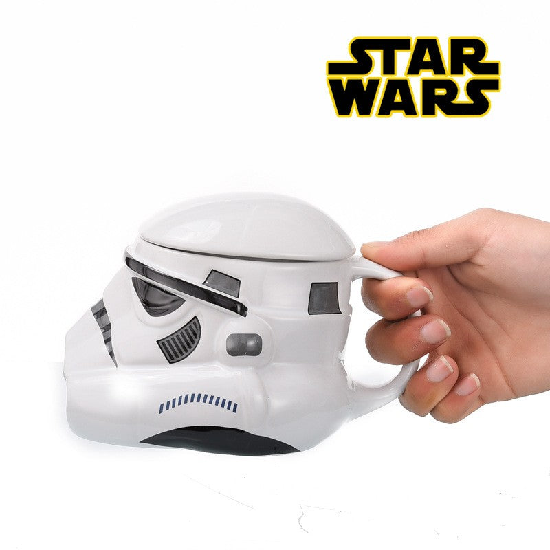 The Mandalorian Mugs Star Wars Creative Mug Electroplated Ceramic Milk Coffee Cups Xmas Anniversary Valentines Birthday Gifts