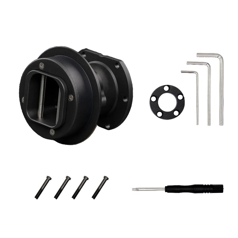 NEW Fanatec QR2 Pro Bundle Type C Quick Release , RXIMO QR2 Pro Wheel-Side & QR2 Base-Side (Type -C port) for Fanatec base