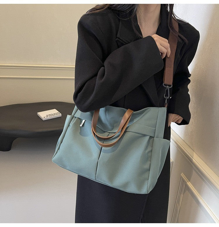 Multi Functional Tote Bag: Durable Nylon Work & Daily Shoulder Purse, Large Capacity Handbag Crossbody Bags for Women Daily Use