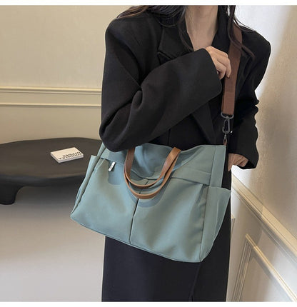 Multi Functional Tote Bag: Durable Nylon Work & Daily Shoulder Purse, Large Capacity Handbag Crossbody Bags for Women Daily Use