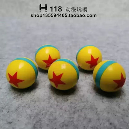 2.5cm Toy Story Mini Bola Elástica de Pu Desenho Animado Pixar Bola para Bater Infantil Brinquedo Bola do Andy Presente Surpresa de Aniversário