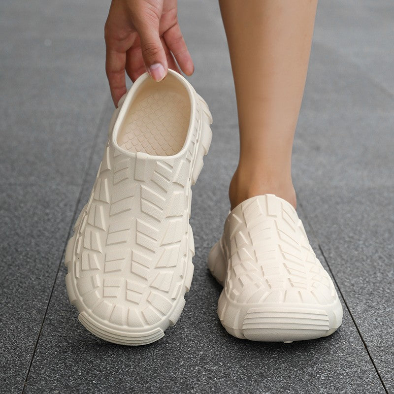 Slip-On Comfortable Ultra-Light Work Shoes, Oil-Proof, Dirt-Resistant, Waterproof, Non-Slip Chef Shoes, Sandals and Slippers