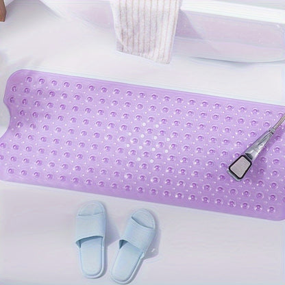 1 Unidade tapete antiderrapante para chuveiro tapete de banheira com furos de drenagem e ventosas lavável à máquina tapete de chuveiro para banheiro doméstico