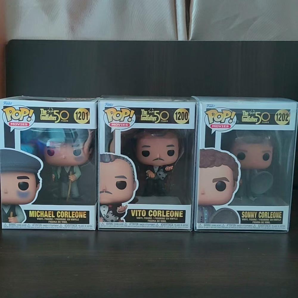 The Godfather 50Years Action Figures Funko Pop Vito Corleone Model Toys Michael Corleone Doll Sonny Corleone Ornaments Gift