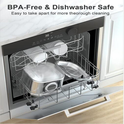 Bebedouro automático para animais de estimação 3,2L em aço inoxidável, fonte inteligente para gatos, dispensador de água para cães com janela visual, tigela de água para animais de estimação