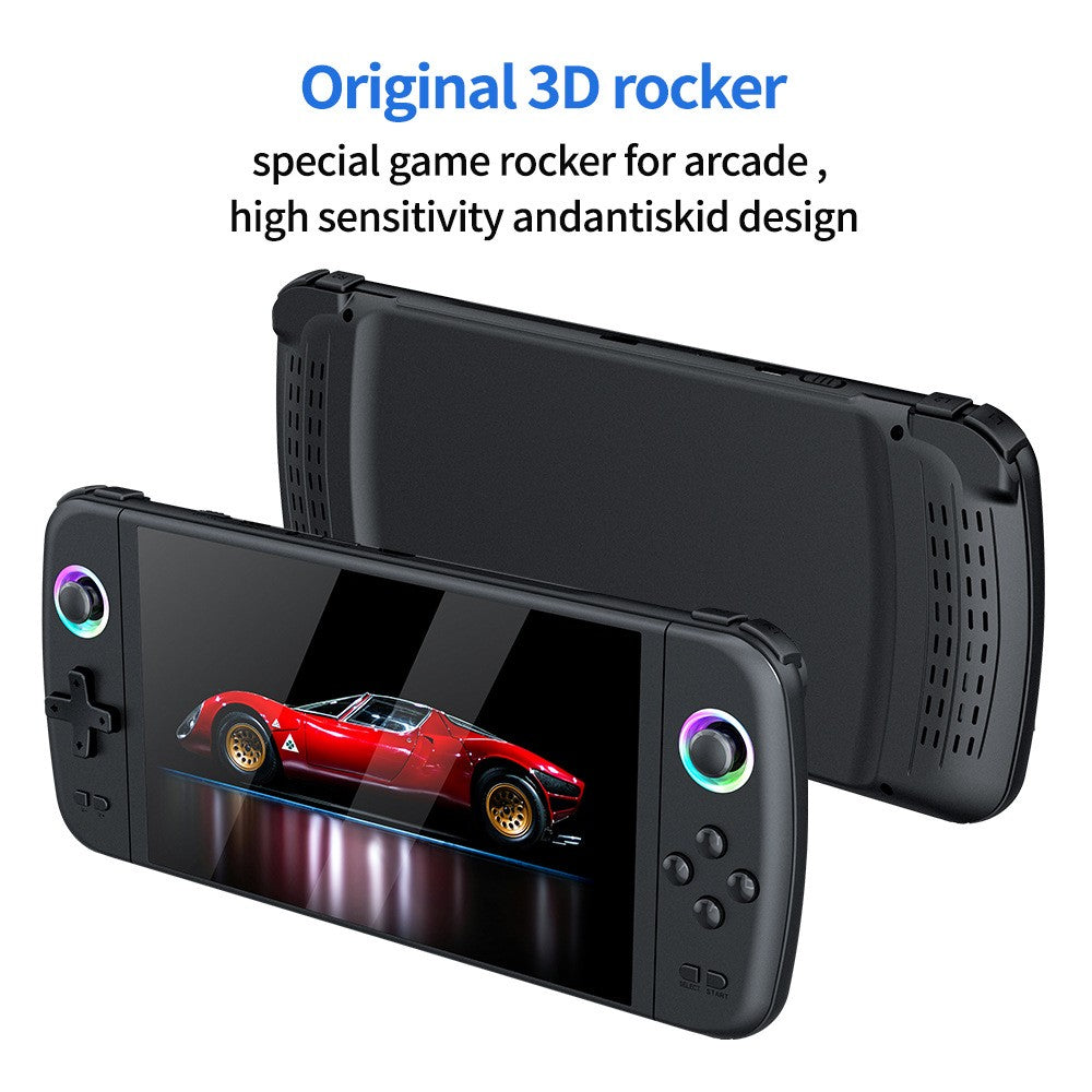 M27 Portable Retro Handheld Game Console 7 Inch IPS Handheld Video Game Player, Open Source Game Device Support Multiple Systems